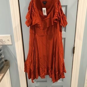 Torrid Rust color Dress Size 4 NWT